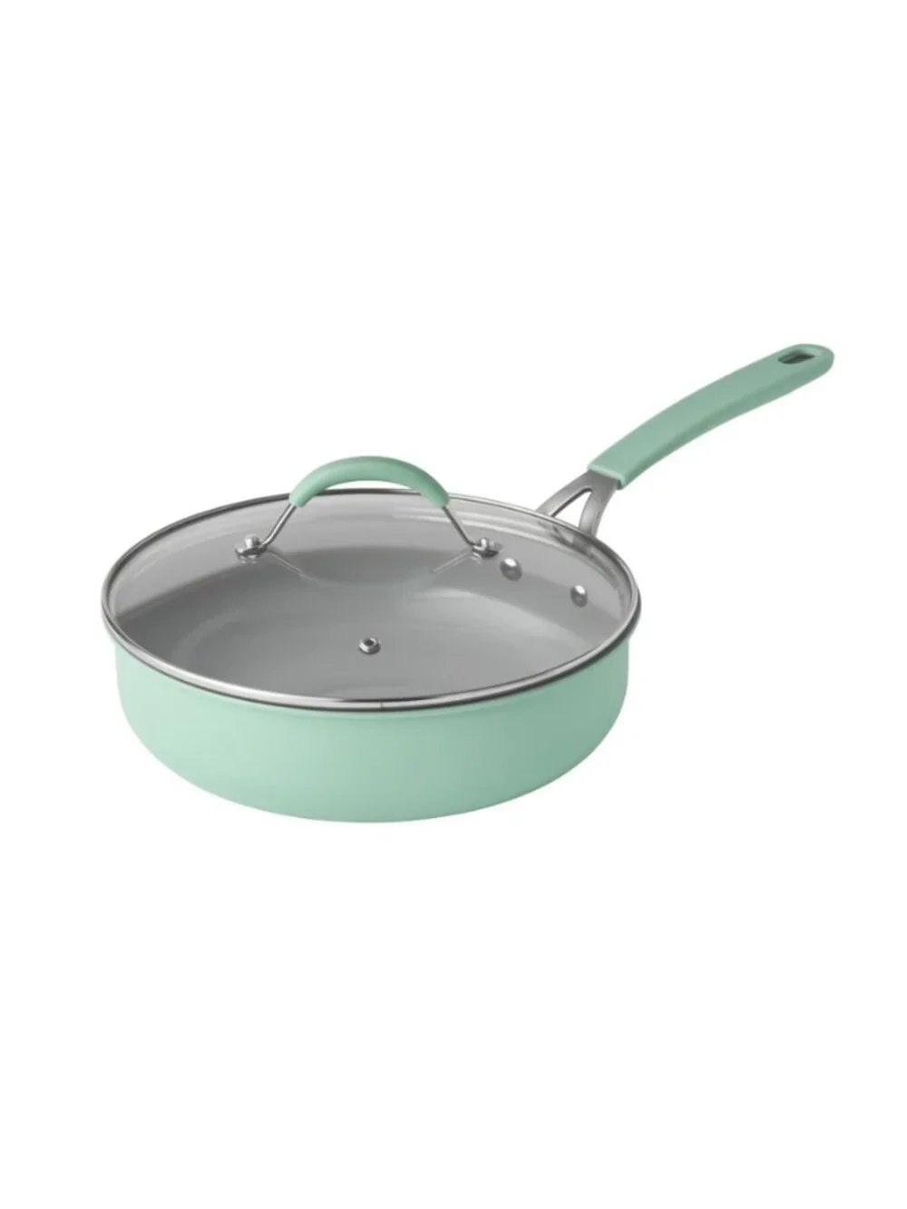 The Pioneer Woman Home Green Sutton 17-Piece Non-Stick Aluminum Cookware Set